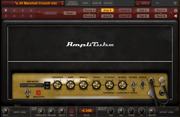 AmpliTube4 - getting started